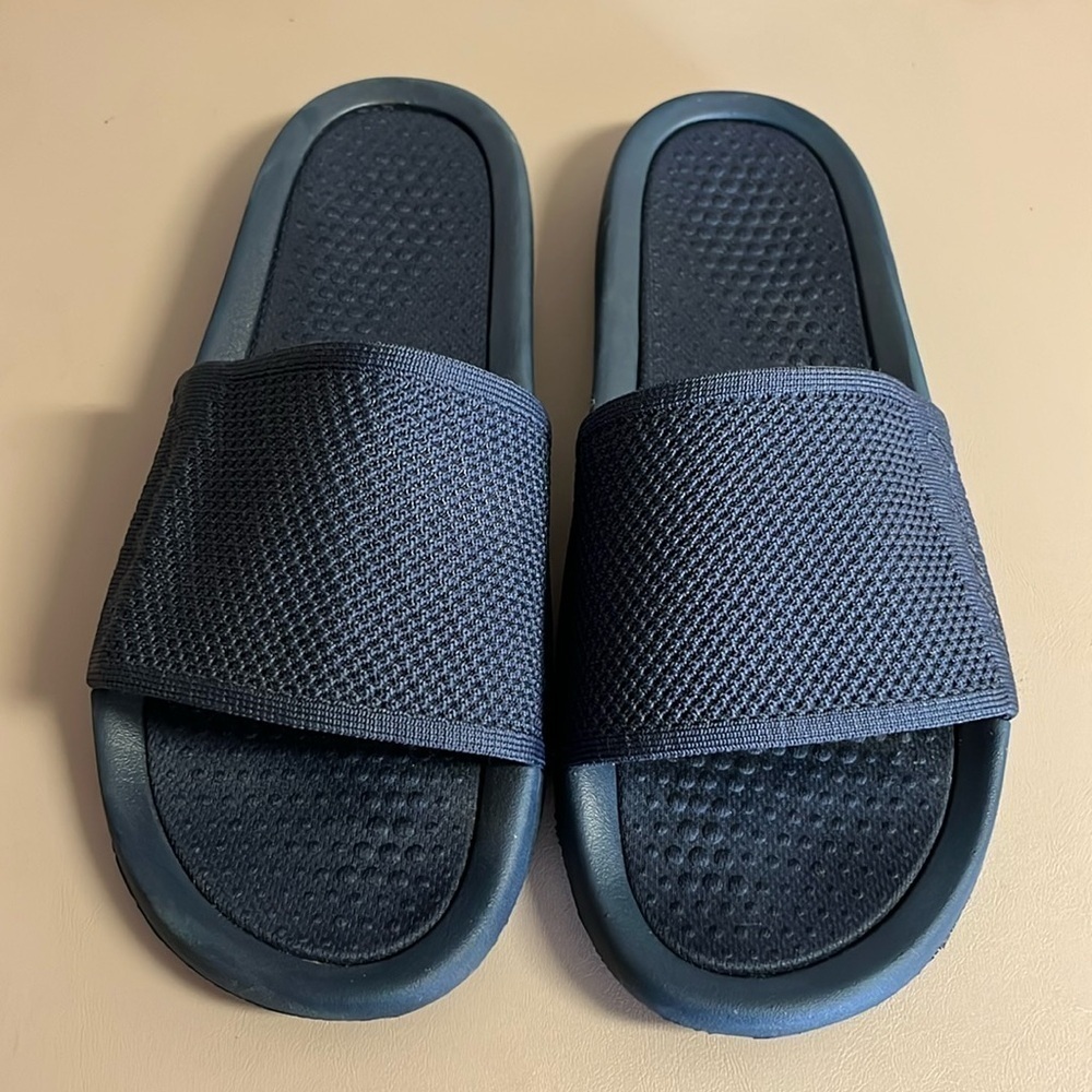 Johnnie-O Summer Dock Slides Navy | size 10